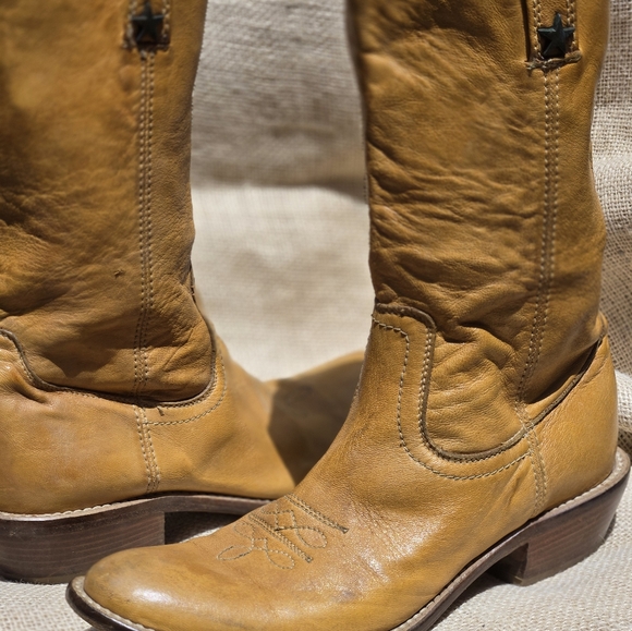 Lineazeta, Italian Leather Cowgirl Boots - Picture 6 of 8